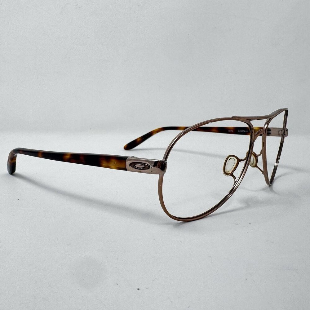 Oakley Feedback OO4079-01 Rose Gold Tortoise Sunglass Frames 59-13-135 - Picture 4 of 13